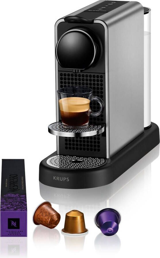 Krups Nespresso Citiz Platinum XN610T Koffiecupmachine Titan
