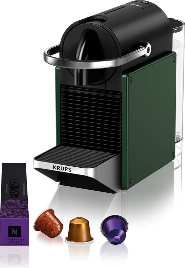 Krups Nespresso Pixie XN3063 Koffiecupmachine Donkergroen