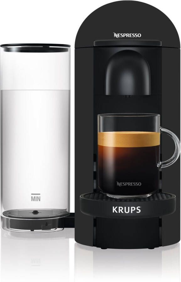 Krups Nespresso Vertuo Plus XN903N Koffiecupmachine Mat zwart