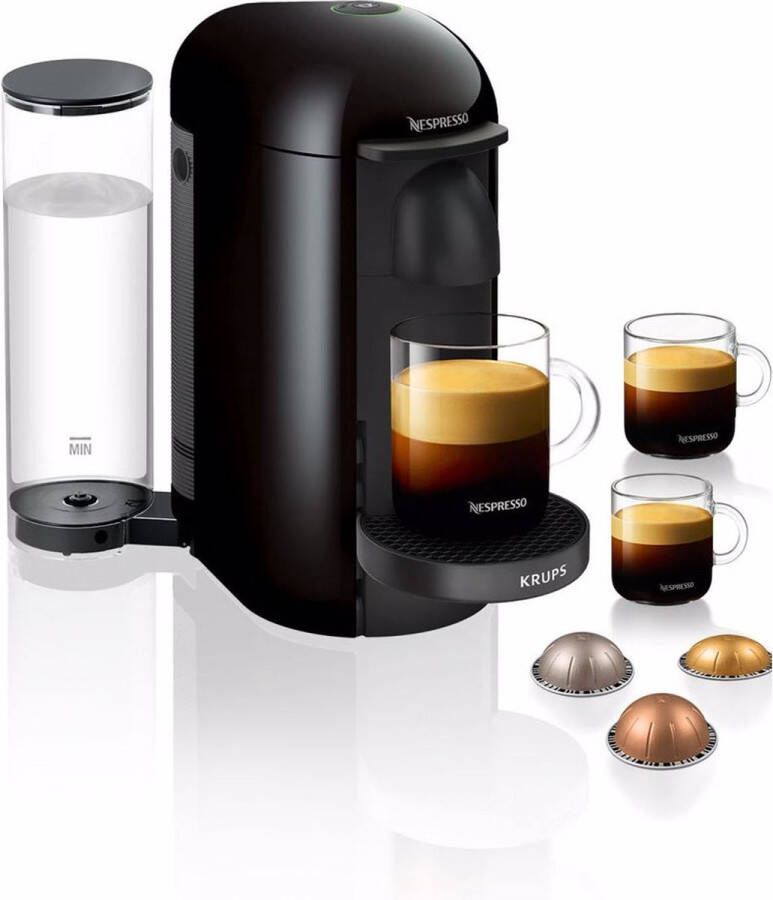 Krups Nespresso Vertuo + XN9038 Koffiecupmachine Zwart