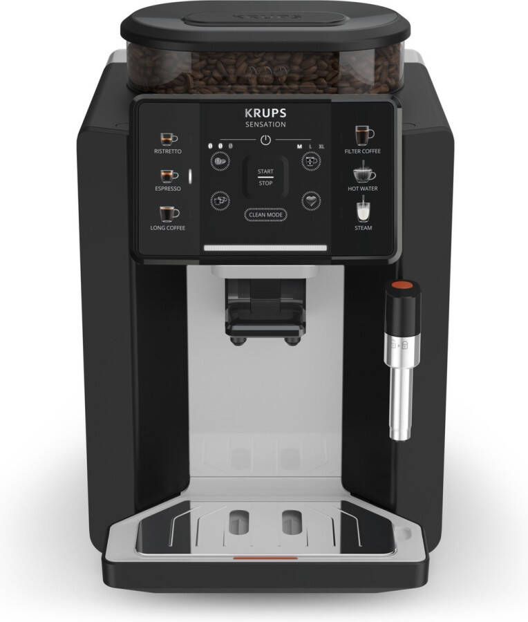 Krups Sensation EA910A volautomatische espressomachine zwart nube