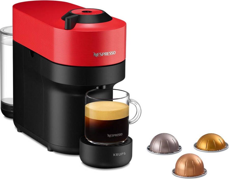 Krups Vertuo POP XN9205 Koffiecupmachine Spicy Red