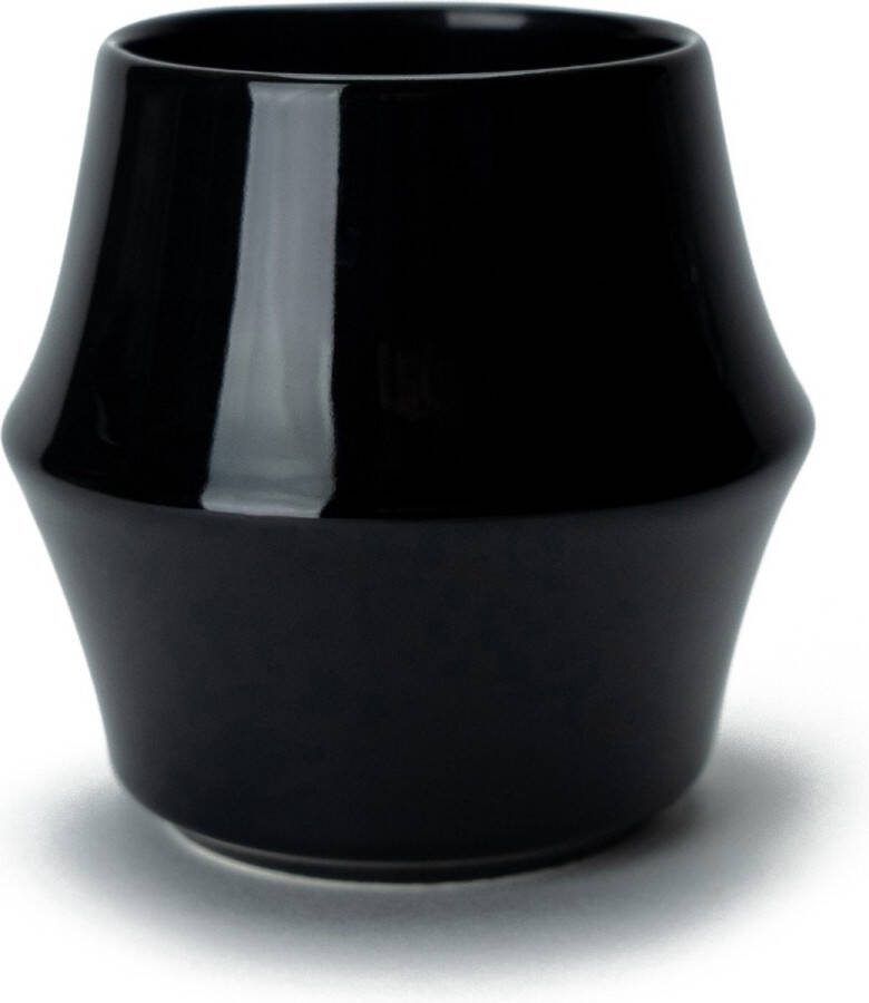 Kruve Espresso kopjes Porselein Cascade Zwart 75ml