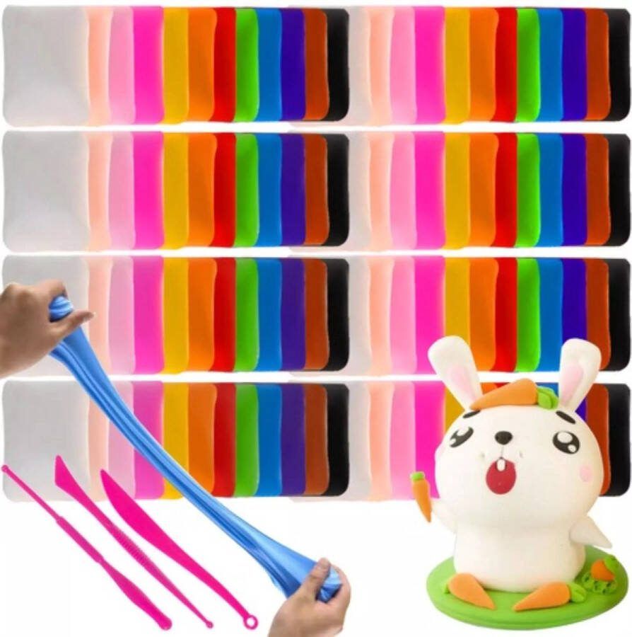 Kruzzel Foam Boetseerklei Set 96 Stuks: Groot Creatief Avontuur voor Kinderen