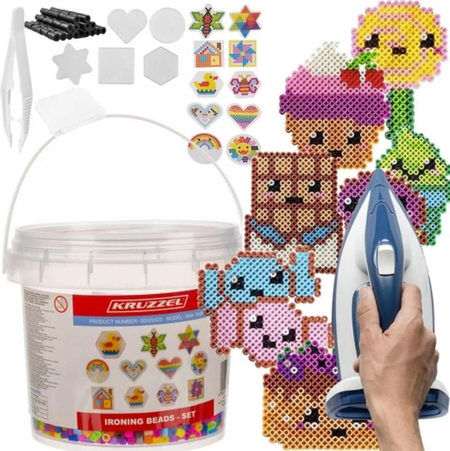 Kruzzel Strijkkralen Set 5000 Stuks Creatief en Educatief Speelplezier