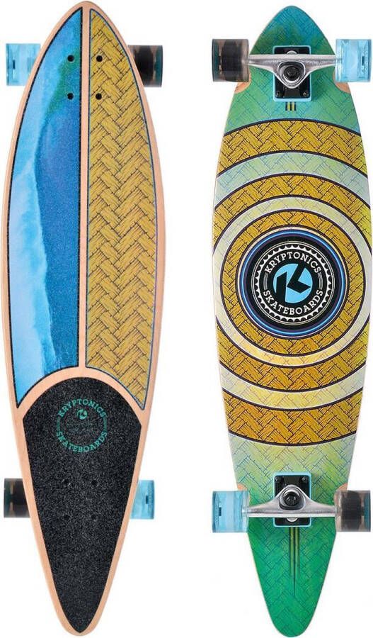 Kryptonics Longboard Pintail Weaved 37 Inch Hout