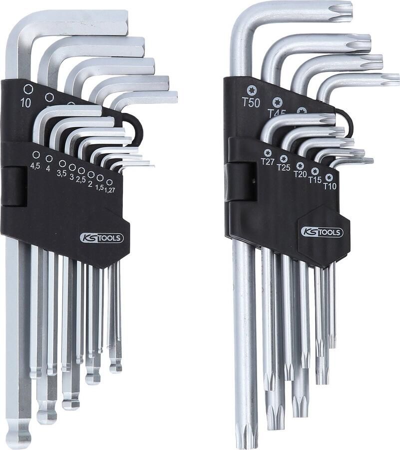 KS-Tools Inbussleutel set Torx Chroom Vanadium