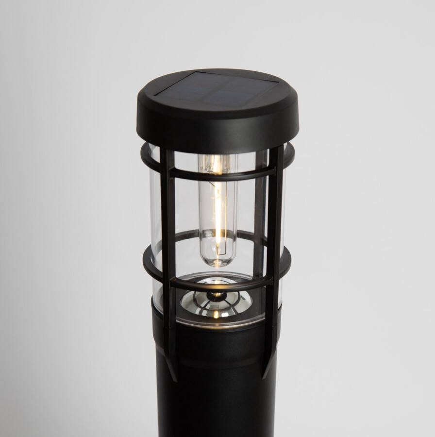 KS Verlichting 4x Faro Solar Tuinlamp Zwart