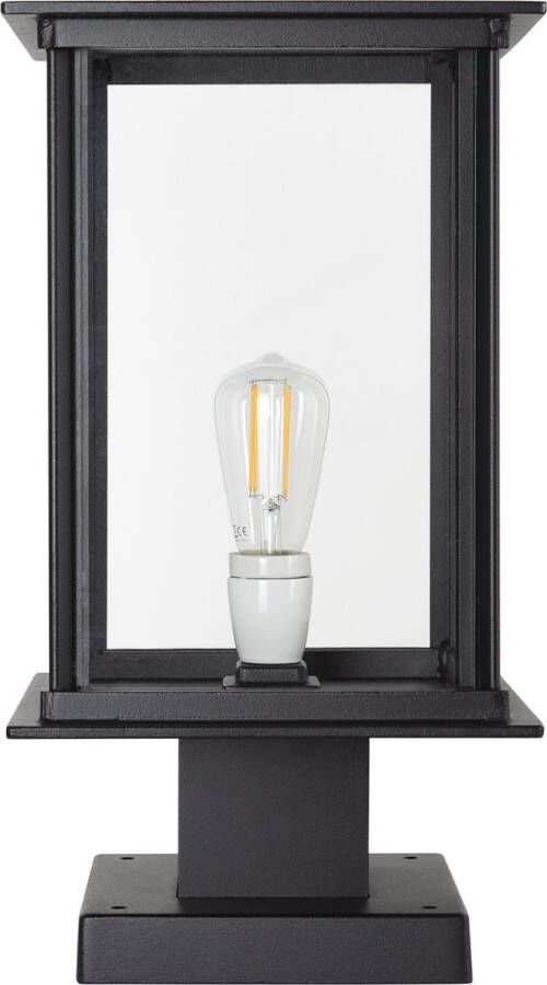 KS Verlichting Buitenlamp sokkellamp zwart Capital XXL
