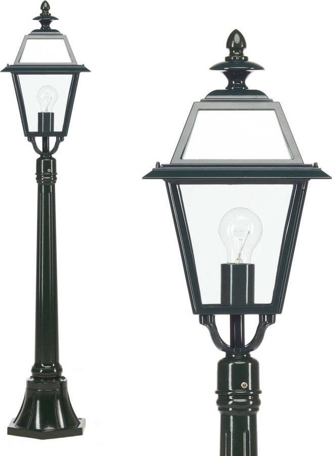 KS Verlichting Lantaarn Elkenrade tuinlantaarn E27 Aluminium buitenlamp vierkante kap