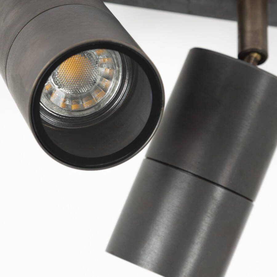 KS Verlichting Focus Double Plafondlamp Brons