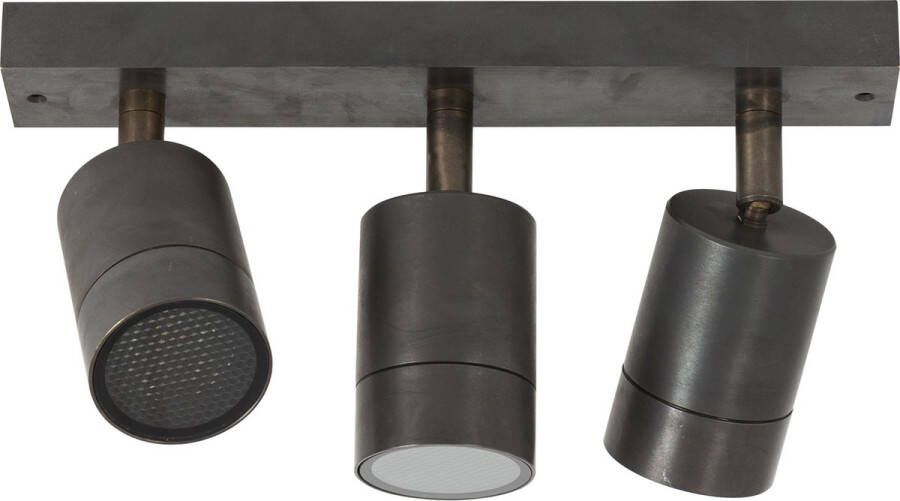 KS Verlichting Focus Triple Plafondlamp Brons