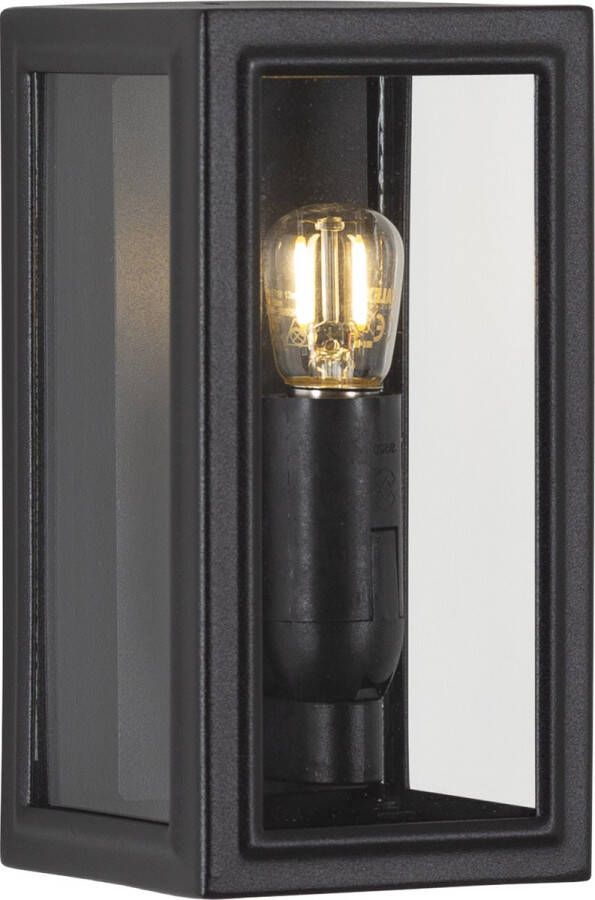 KS Verlichting Industriële Buitenlamp zwart 16 cm IP44 Spark XS