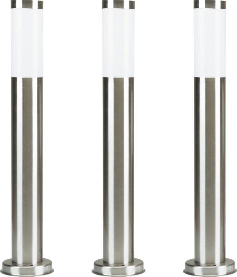 KS Verlichting Lech 2 (set van 3 stuks) RVS Tuinlamp