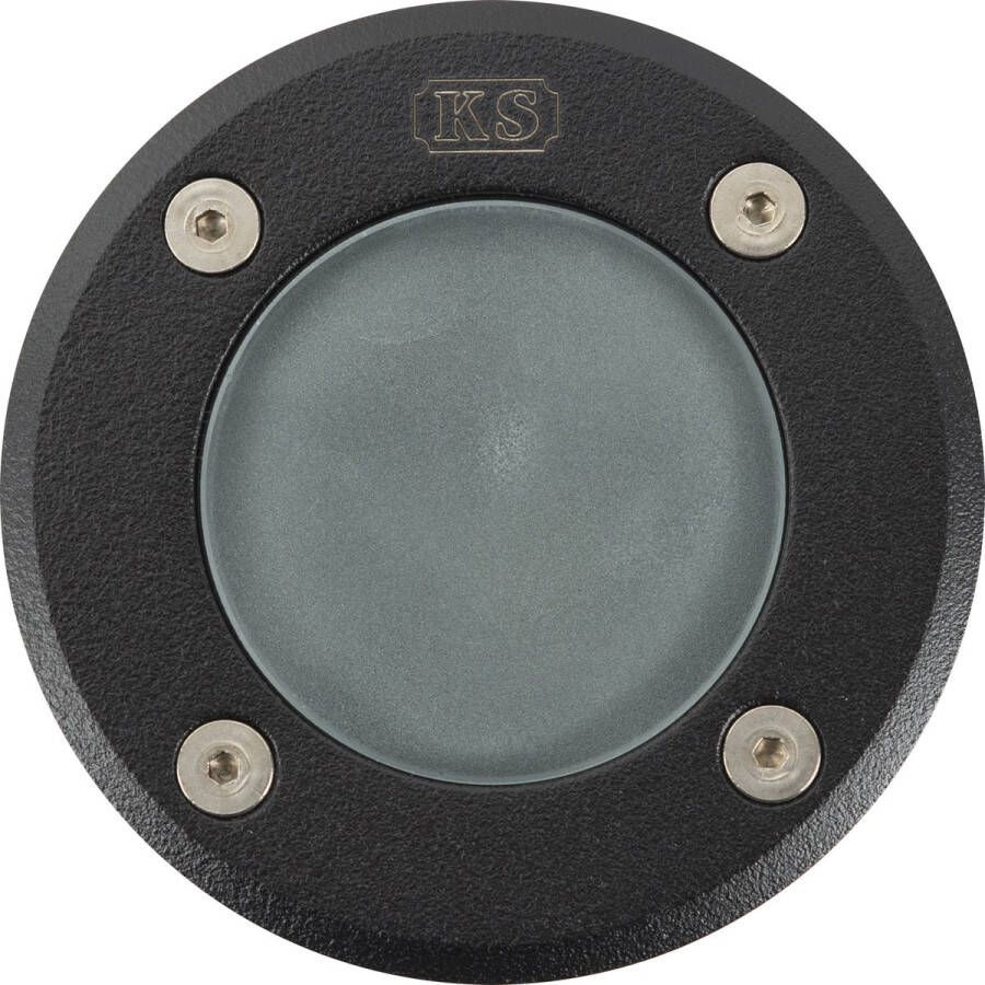 KS Verlichting LED grondspot Ø10 GU10 zwart IP65