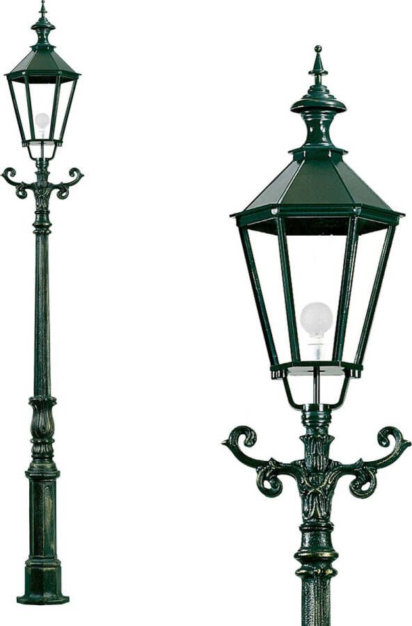 KS Verlichting Nostalgische staande lamp Schiedam van gietijzer