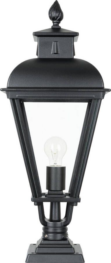 KS Verlichting Tuinlamp Vondel Sokkel buitenlamp zwart kwaliteitsverlichting