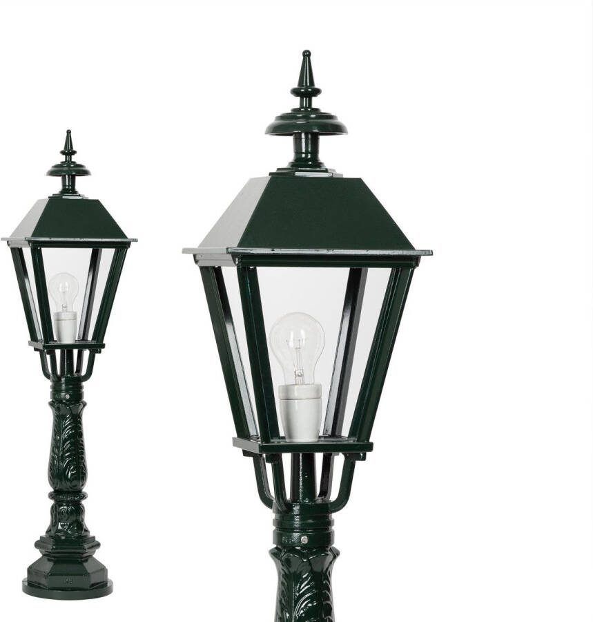 KS Verlichting Tuinlantaarn Salford Aluminium E27 tuinlamp sokkel IP44