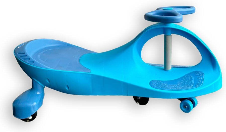 Kualitas Kualicar loopauto Plasmacar Swingauto loopauto Didicar Blauw LED Wielen