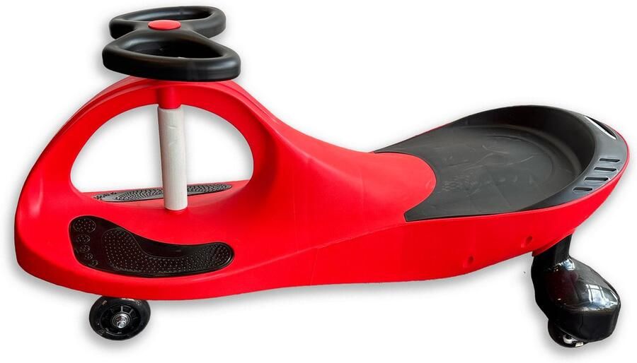 Kualitas Kualicar loopauto Plasmacar Swingauto loopauto Didicar Rood LED Wielen