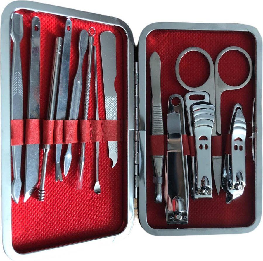 Kuch Professionele Manicure En Pedicure set 13 Delig Nagelverzorging Manicureset Pedicureset