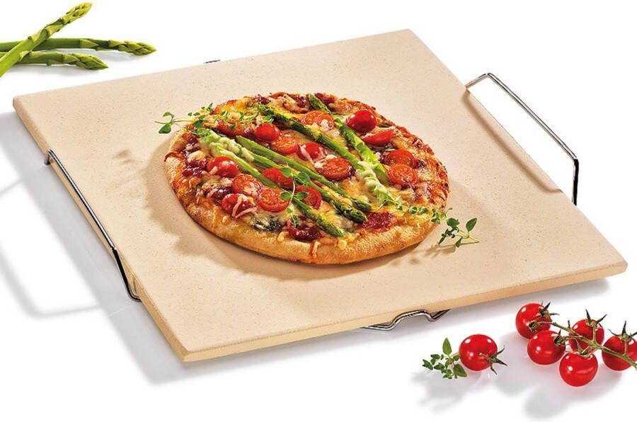 Kuchenprofi Küchenprofi Pizzasteen met Houder