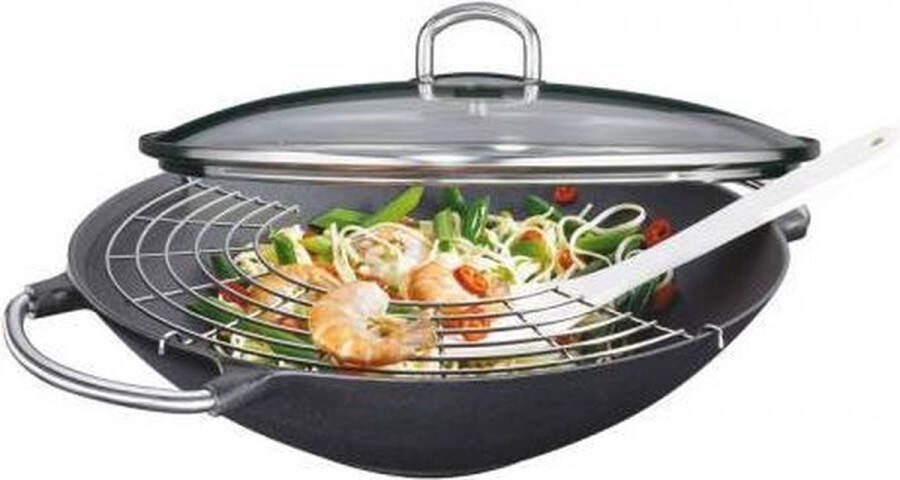 Küchenprofi " Gietijzeren wok-set Premium 36cm "