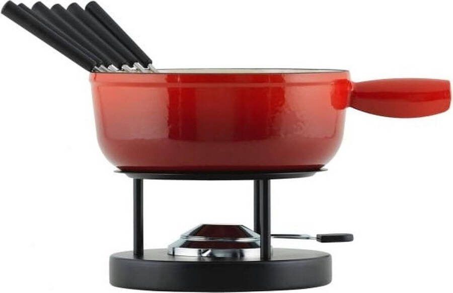 Kuhn rikon Kaasfondue Set Gietijzer 6 Persoons