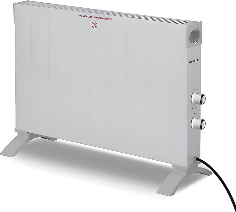 Kumtel Elektrische Convectorkachel 2500 watt| 28 m² Elektrische verwarming Panelheater Warme Lucht Wit