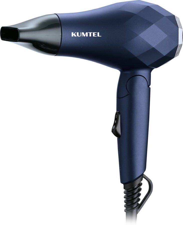 Kumtel HHD-01 Compact Föhn 1000 W Compacte Reisföhn Mini Föhn Blauw