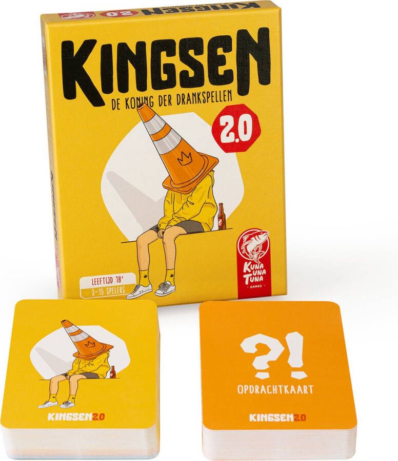 Kuna Una Tuna Games KINGSEN 2.0 Drankspel Partyspel voor volwassenen Kaartspel (KING ZEN 2023 editie)