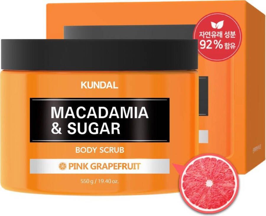 Kundal [ ] Sugar Body Scrub 550g Pink Grapefruit
