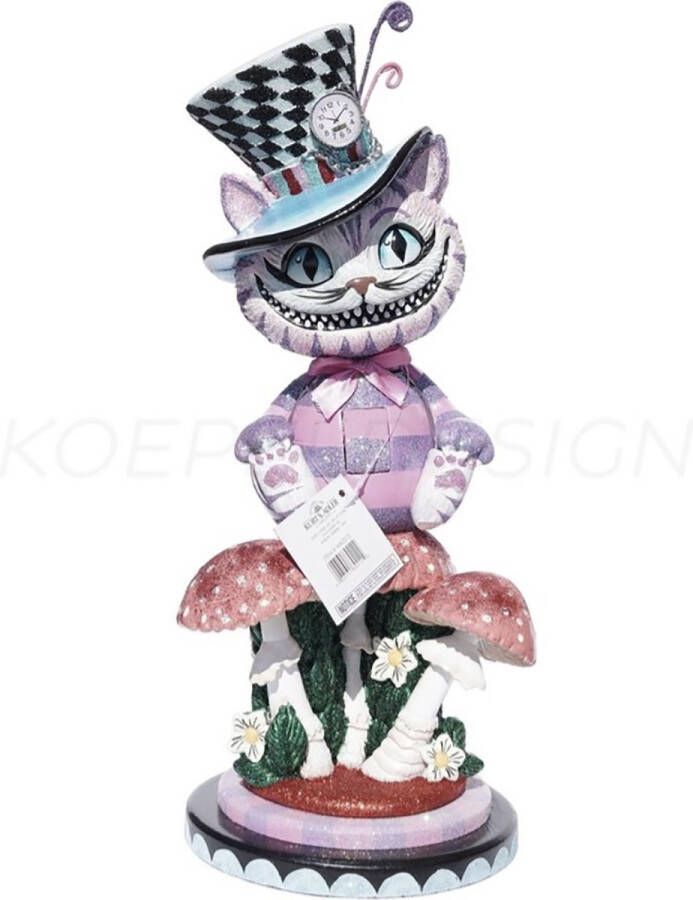 Kurt S. Adler Notenkraker Cheshire Cat (uit Alice in Wonderland)