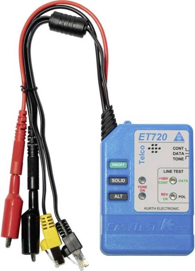 Kurth Electronic Easytest 720 Leidingzoeker Doorgang Indentificatie Lijnvolging Onderbreking