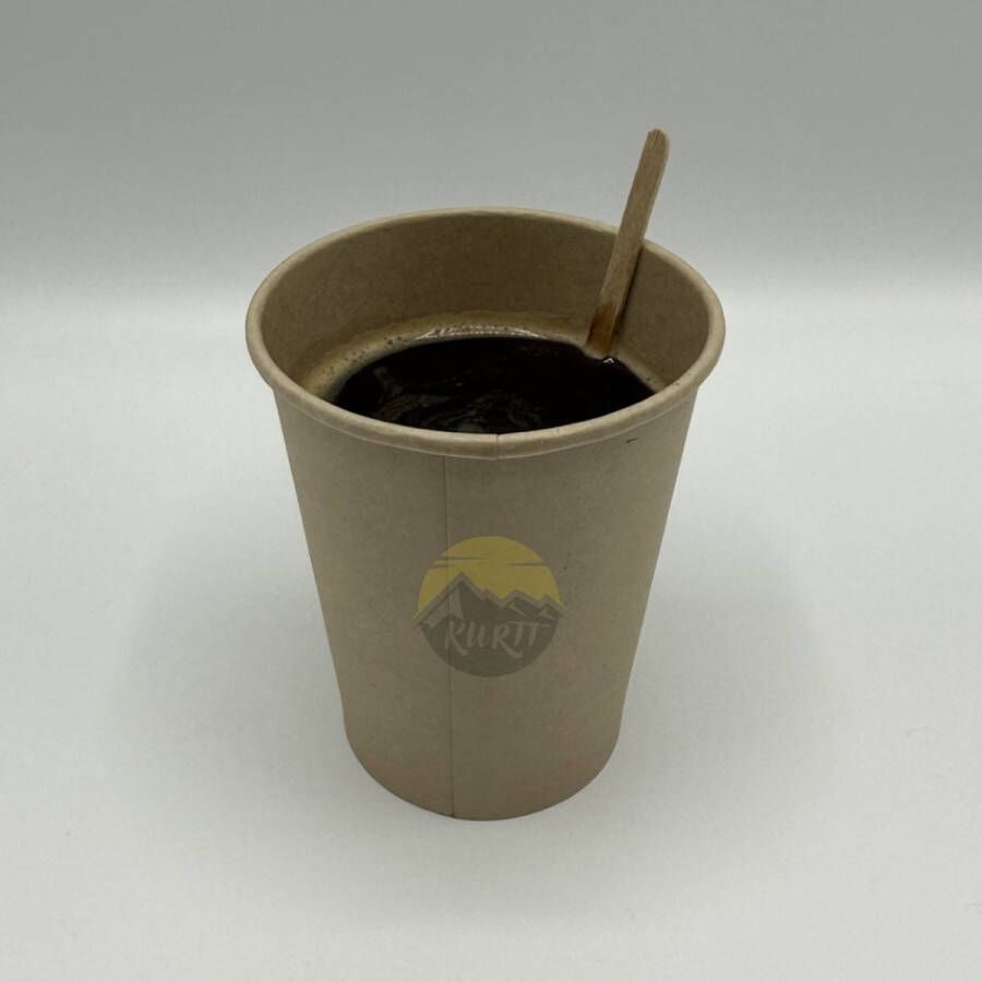 Kurtt Koffiebekers to go Karton Kraft 200ml 1000stuks Topkwaliteit sterke bekers!