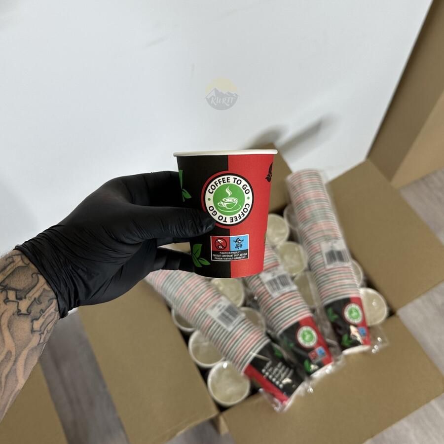 Kurtt koffiebekers to go 1000 stuks 8oz 200ml koffiebeker karton -Drinkbeker Koffiebeker Kartonnen Beker Wegwerpbeker Papieren Beker