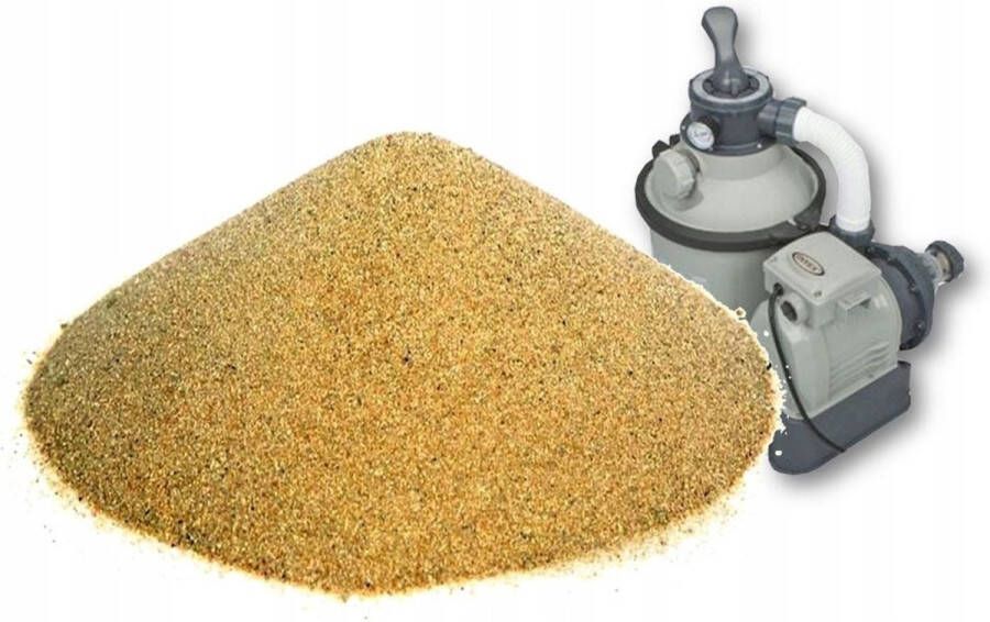 KWARCPOL Filterzand voor zwembadfilters PZH goedgekeurd 0.4-0.8 25 kg