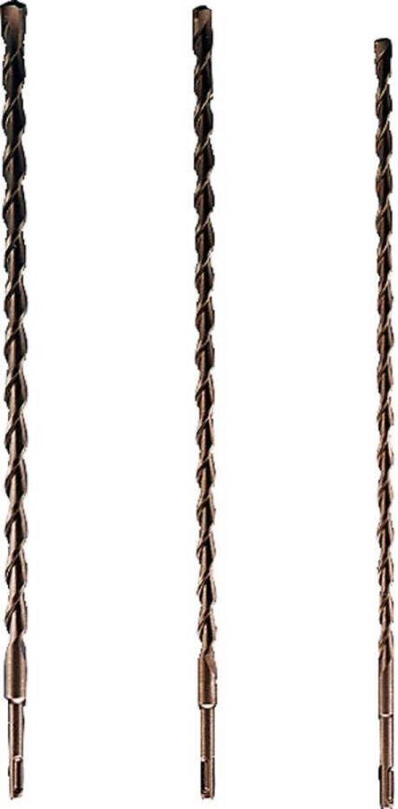 KWB 244690 Gereedschapsstaal Hamerboorset 3-delig 10 mm 12 mm 14 mm Gezamenlijke lengte 460 mm SDS-Plus 1 set(s)