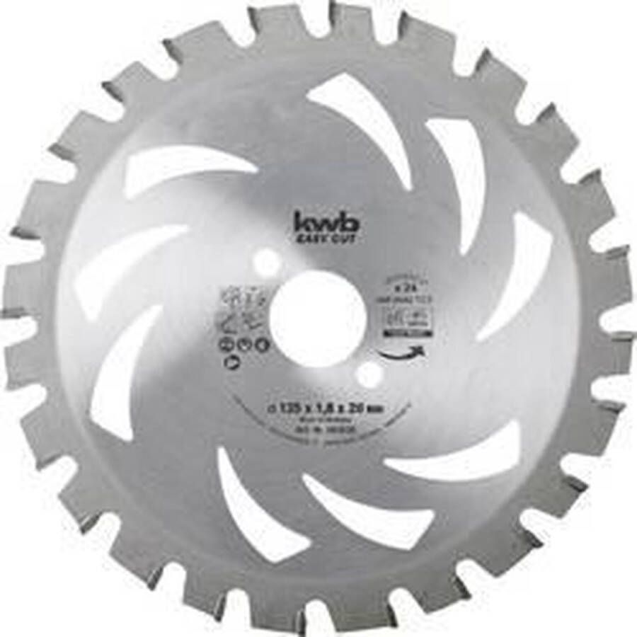 KWB 583338 Hardmetaal-cirkelzaagblad 150 x 16 x 1.2 mm Aantal tanden: 24 1 stuk(s)