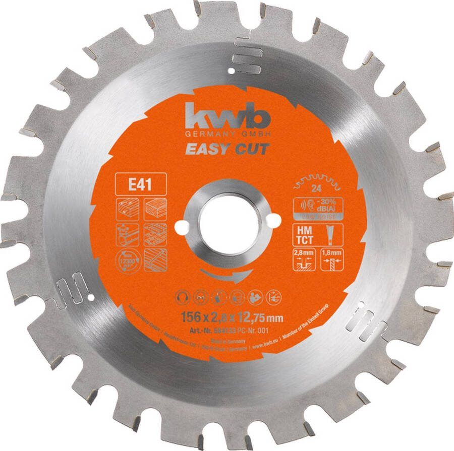 KWB Cirkelzaagblad hardmetaal diameter: 190 aansluiting: 20 mm
