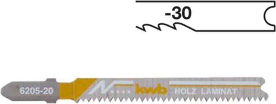 KWB Decoupeerzaagblad Star Laminaat 2st 6205-30