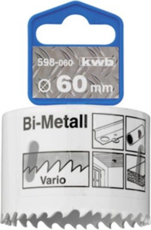 KWB Gatenzaag HSS Bi-metaal 598-060 Ø 60 mm