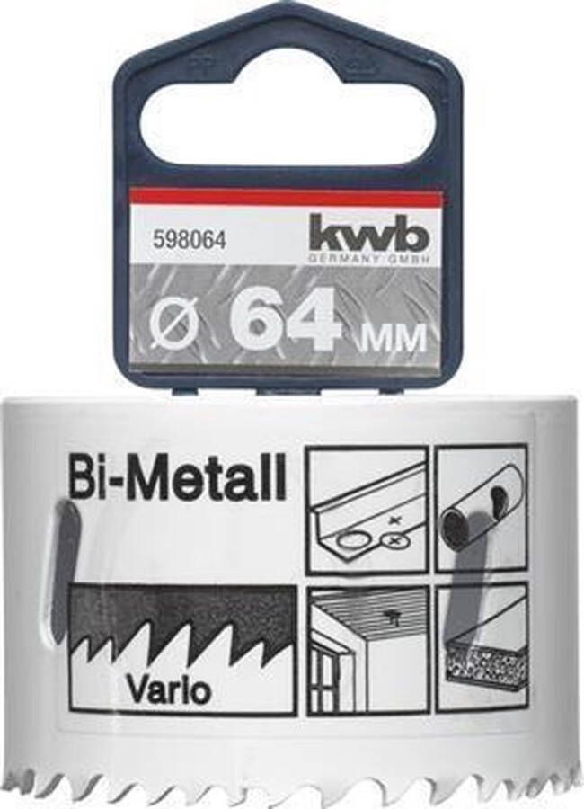 KWB Gatenzaag HSS Bi-metaal 598-064 Ø 64 mm