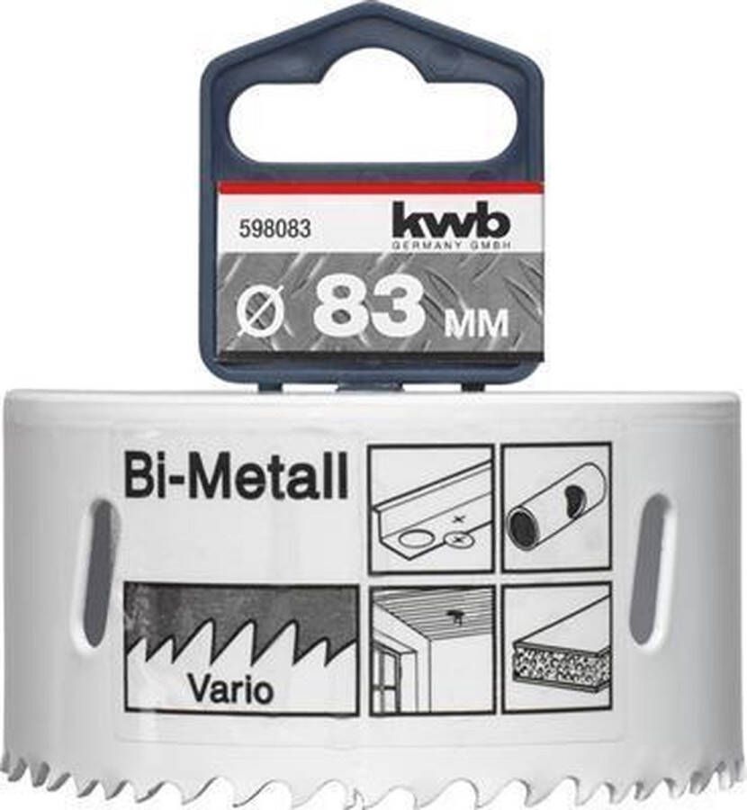 KWB Gatenzaag HSS Bi-metaal 598-083 Ø 83 mm