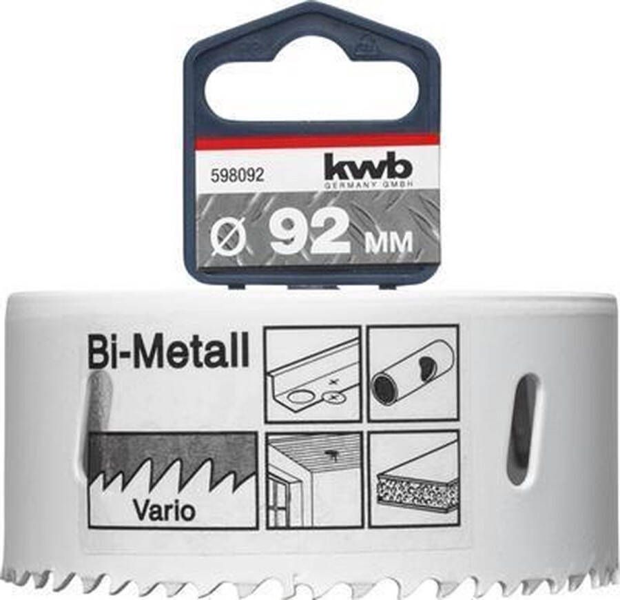 KWB Gatenzaag HSS Bi-metaal 598-092 Ø 92 mm
