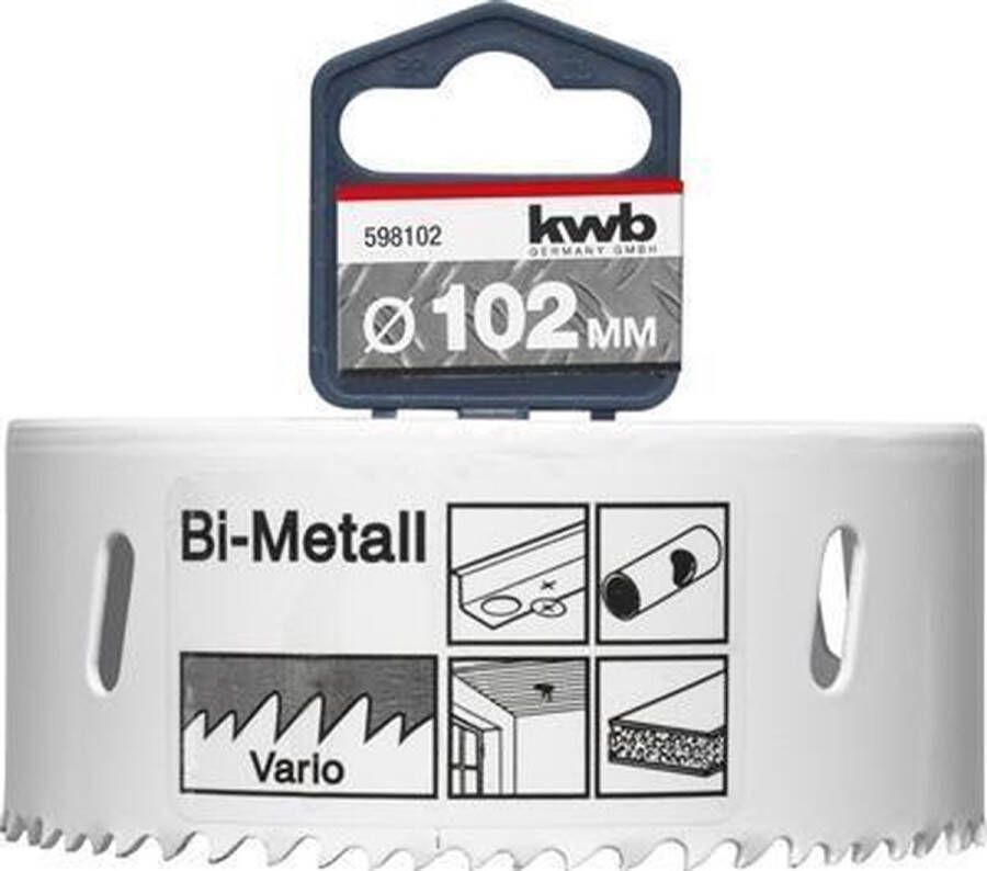 KWB Gatenzaag HSS Bi-metaal 598-102 Ø 102 mm
