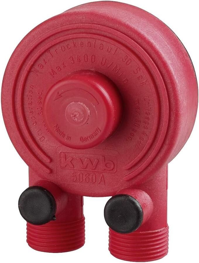 KWB combipomp P60 boorpomp 3000 l u zelfaanzuigend schroefdraadaansluiting R 3 4'' voor slangadapter 44593 en 44654 inch Made in Germany