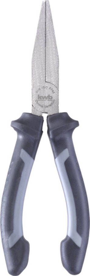 KWB platte tang 160 mm DIN ISO 5745 Softgrip 381110