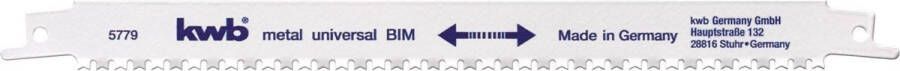 KWB reciprozaagblad Voor metaal Lengte 240 mm Long Life 577930 2 stuks
