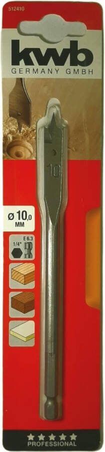 Kwb Speedboor Lepelboor Met Voorsnij Punten 10mm Profi